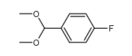 α,α-dimethoxy-4-fluorotoluene结构式