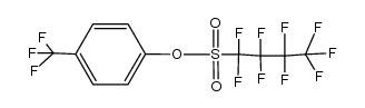 4-(trifluoromethyl)phenyl 1,1,2,2,3,3,4,4,4-nonafluorobutane-1-sulfonate结构式