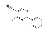 4-chloro-2-phenylpyrimidine-5-carbonitrile Structure