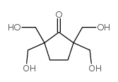 Cyclopentanone,2,2,5,5-tetrakis(hydroxymethyl)- Structure