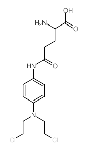 Glutaranilic acid,2-amino-4'-[bis(2-chloroethyl)amino]-, D- (8CI) Structure