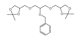 6-(benzyloxy)-1,2:10,11-bis(isopropylidenedioxy)-4,8-dioxaundecane结构式