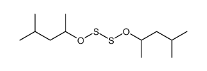 bis-(1,3-dimethyl-butoxy)-disulfane Structure