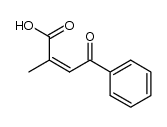 2-methyl-4-oxo-4-phenyl-cis-crotonic acid结构式