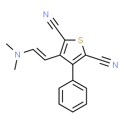 3-[2-(DIMETHYLAMINO)VINYL]-4-PHENYL-2,5-THIOPHENEDICARBONITRILE picture