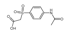 4-(Acetylaminophenyl)-sulfonylessigsaeure结构式