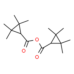 Bis(2,2,3,3-tetramethyl-1-cyclopropanecarboxylic)anhydride Structure