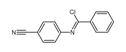 N-(4-cyano-phenyl)-benzimidoyl chloride结构式