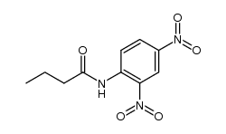 N-(2,4-dinitrophenyl)butyramide Structure