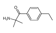 1-Propanone,2-amino-1-(4-ethylphenyl)-2-methyl-结构式