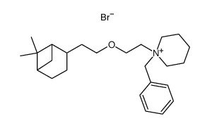 1-Benzyl-1-{2-[2-(6,6-dimethyl-bicyclo[3.1.1]hept-2-yl)-ethoxy]-ethyl}-piperidinium; bromide Structure