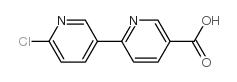 6-(6-Chloropyridin-3-yl)-nicotinic acid Structure