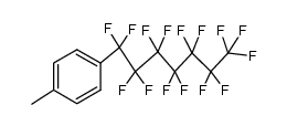1-Perfluorheptyl-4-methylbenzol结构式