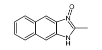 1H-Naphth[2,3-d]imidazole,2-methyl-,3-oxide(9CI)结构式