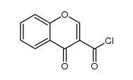 4-oxo-4H-1-benzopyran-3-carbonyl chloride Structure