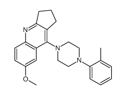 7-methoxy-9-[4-(2-methylphenyl)piperazin-1-yl]-2,3-dihydro-1H-cyclopenta[b]quinoline Structure