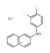 N-(3,4-dichlorophenyl)quinolizin-2-amine Structure