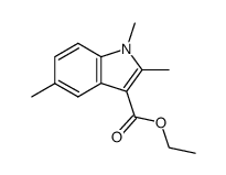 ethyl 1,2,5-trimethylindole-3-carboxylate Structure
