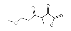 4-(3-methoxy-propionyl)-dihydro-furan-2,3-dione Structure