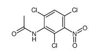 acetic acid-(2,4,6-trichloro-3-nitro-anilide) Structure