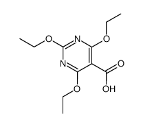 2,4,6-triethoxy-pyrimidine-5-carboxylic acid结构式