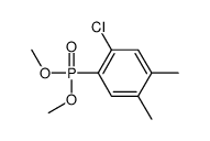 1-chloro-2-dimethoxyphosphoryl-4,5-dimethylbenzene结构式