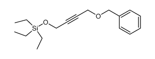 ((4-(benzyloxy)but-2-yn-1-yl)oxy)triethylsilane结构式