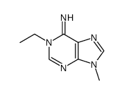 1-ethyl-9-methyladenine Structure