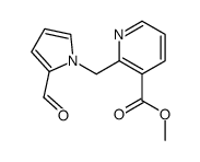 methyl 2-[(2-formylpyrrol-1-yl)methyl]pyridine-3-carboxylate Structure