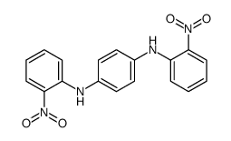 1-N,4-N-bis(2-nitrophenyl)benzene-1,4-diamine结构式