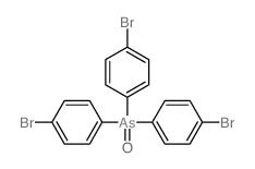 Arsine oxide,tris(p-bromophenyl)- (7CI,8CI) Structure