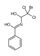 N-(2-bromo-2,2-dichloro-1-hydroxyethyl)benzamide Structure