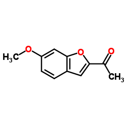 1-(6-Methoxy-1-benzofuran-2-yl)ethanone Structure