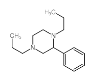 2-phenyl-1,4-dipropyl-piperazine结构式