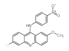 9-Acridinamine,6-chloro-2-methoxy-N-(4-nitrophenyl)- structure