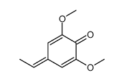 4-ethylidene-2,6-dimethoxycyclohexa-2,5-dien-1-one Structure