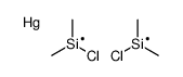 chloro(dimethyl)silicon,mercury Structure