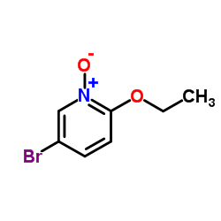 5-Bromo-2-ethoxypyridine 1-oxide结构式