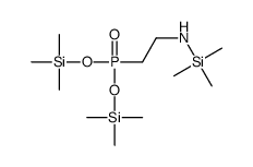 Bis(trimethylsilyl) 2-[(trimethylsilyl)amino]ethylphosphonate structure