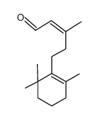 (Z)-3-Methyl-5-(2,6,6-trimethyl-cyclohex-1-enyl)-pent-2-enal Structure