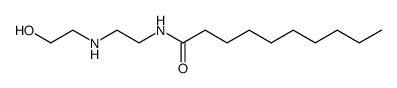 N-[2-[(2-hydroxyethyl)amino]ethyl]decan-1-amide结构式