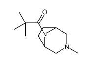 2,2-dimethyl-1-(3-methyl-3,8-diazabicyclo[3.2.1]octan-8-yl)propan-1-one结构式