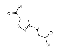 5-Isoxazolecarboxylicacid,3-(carboxymethoxy)-(9CI)结构式
