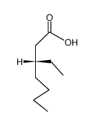 (+)-(R)-3-ethylheptanoic acid Structure