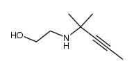 2-(1,1-dimethyl-but-2-ynylamino)-ethanol结构式