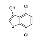 4,7-dichloro-1-benzothiophen-3-ol结构式