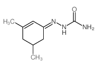Hydrazinecarboxamide,2-(3,5-dimethyl-2-cyclohexen-1-ylidene)-结构式