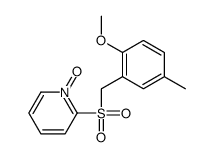 2-[(2-methoxy-5-methylphenyl)methylsulfonyl]-1-oxidopyridin-1-ium结构式