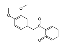 2-[(3,4-dimethoxyphenyl)methylsulfinyl]-1-oxidopyridin-1-ium Structure