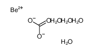 Beryllium carbonate tetrahydrate.结构式